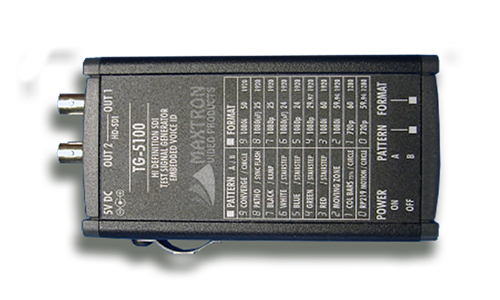 Handheld SD/HD SDI Pattern Generators + 16 Channel Voice ID's
